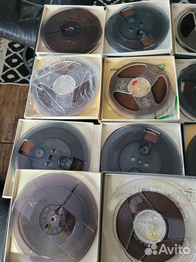 Катушки 15шт. для катушечного магнитофона, Япония