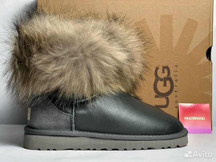 Ugg Classic Mini Metallic Grey