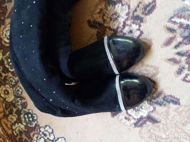 Модные ботфорты на девочку 33