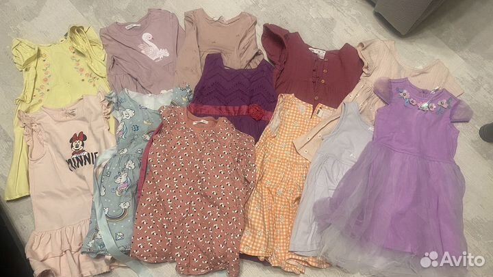 Пакет вещей на девочку 98/104 zara