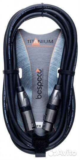 Кабель микрофонный Bespeco TT450FM (XLR-XLR) 4.5 m