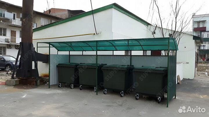 Пластиковый евроконтейнер 770л Ш4473