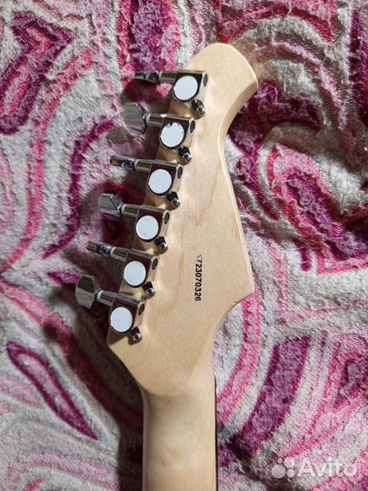 Электрогитара леворукая Aria STG-004-L BK, чёрная