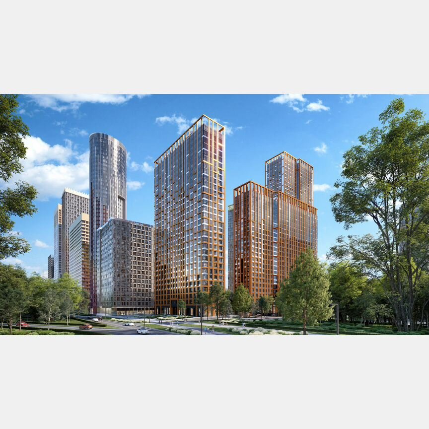 1-к. квартира, 56,1 м², 15/15 эт.