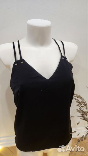 Топ женский нарядный вечерний на бретелях