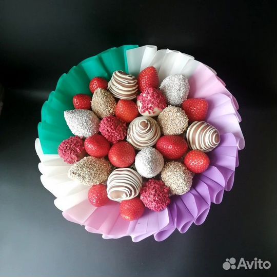 Букет из Клубники в шоколаде