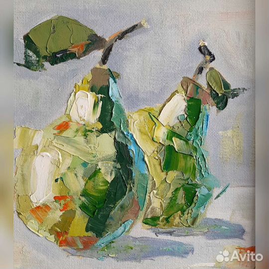 Натюрморт с грушами