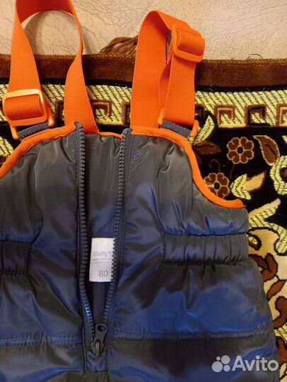 Зимний комбинезон для мальчика 80