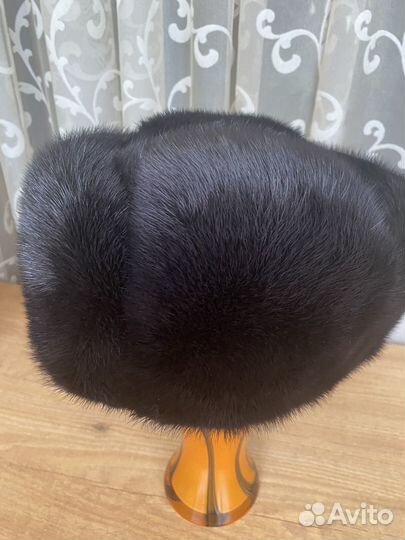 Норковая мужская шапка 58-59 р