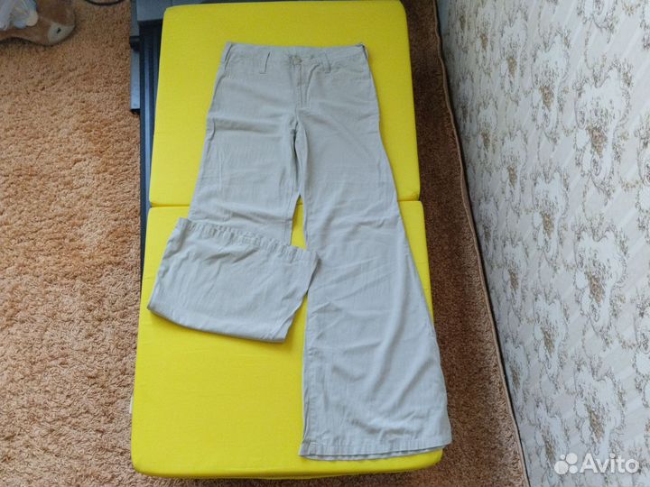 Джинсы -брюки летние женские широкие