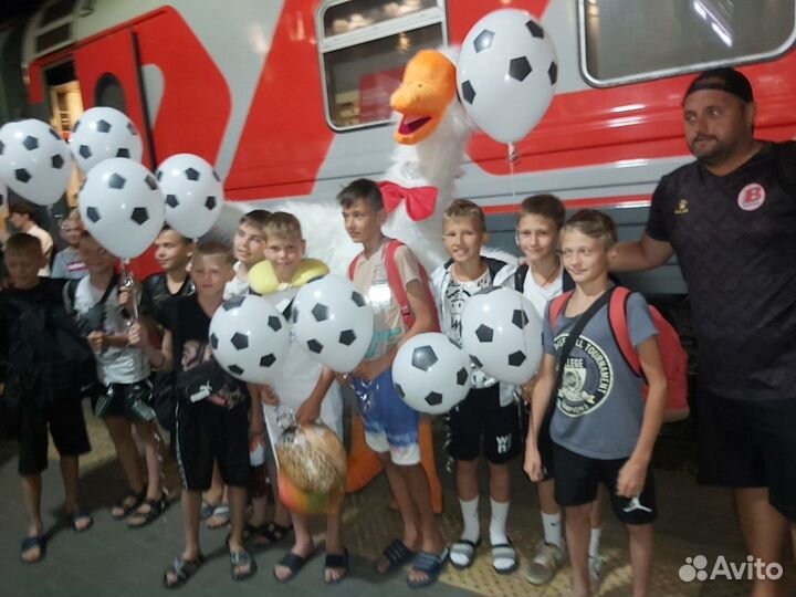 Аниматор.Поздравление гусь обнимусь ростовая кукла