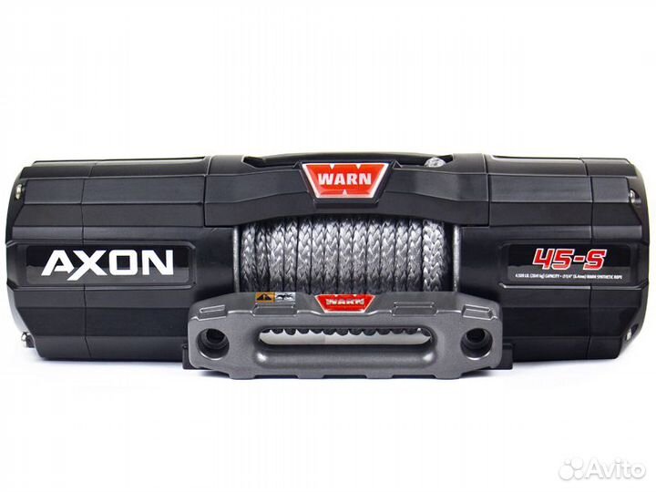 Лебедка Warn axon 45-S с синтетическим тросом