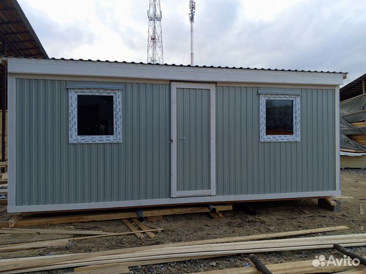Бытовка новая 6х2,3м с пвх Распашная