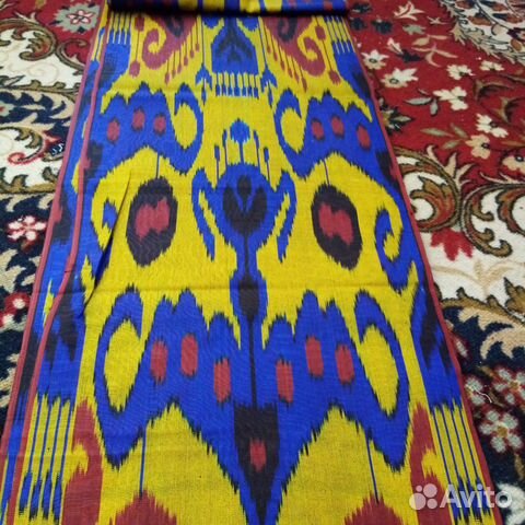Узбекский шелк. Шелковый икат. ST028