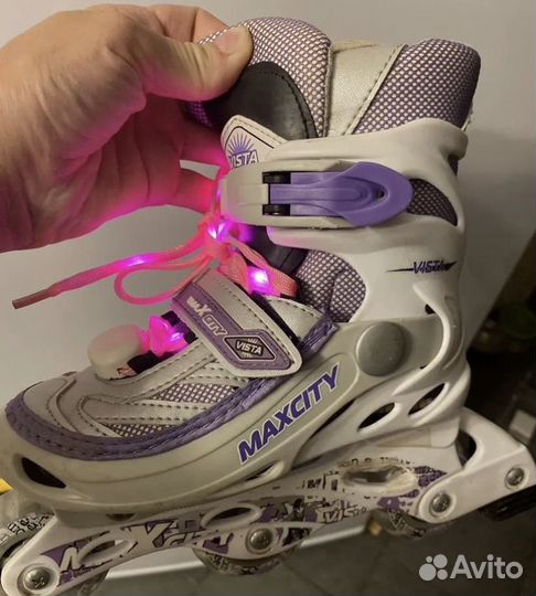 Ролики детские раздвижные 31 32 33 34