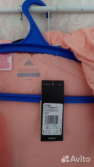 Куртка для девочки adidas новая