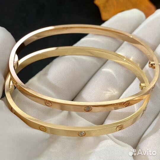 Браслет Cartier Love, маленькая модель 0,24ct