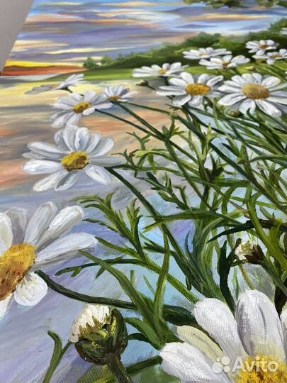 Картина маслом. Летний пейзаж