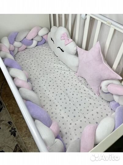 Бортики в кроватку новые