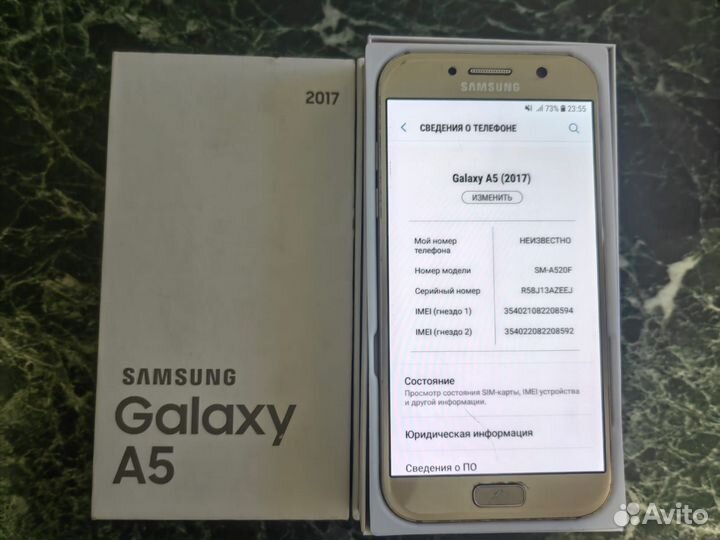 Samsung Galaxy A5 (2017) SM-A520F/DS, 3/32 ГБ