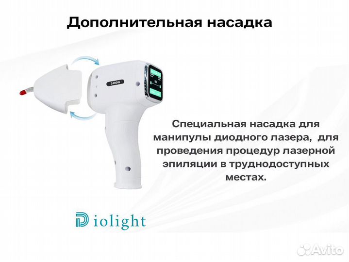 Диодный лазер DioLight Ultra'One 1800, рассрочка