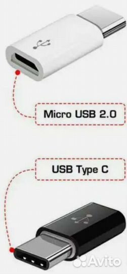 Переходник с micro usb на type c