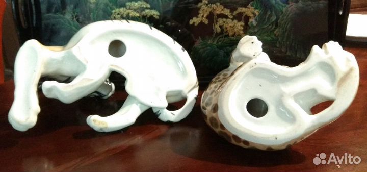 Фарфор тигр и леопард, антиквариат