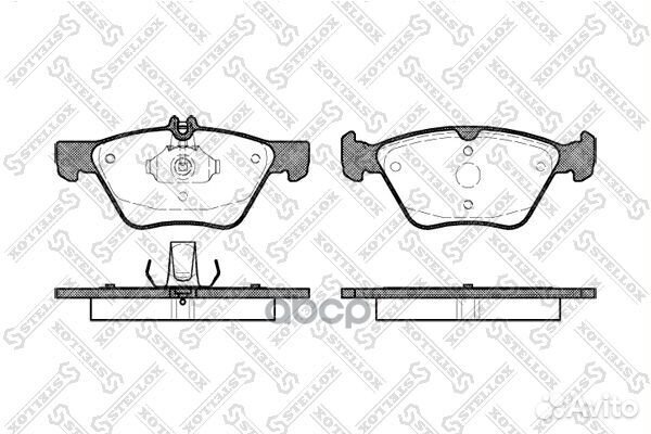 621 000B-SX колодки дисковые п. Chrysler 300M