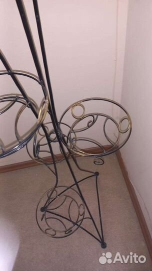 Подставка под цветы 160см металлическая