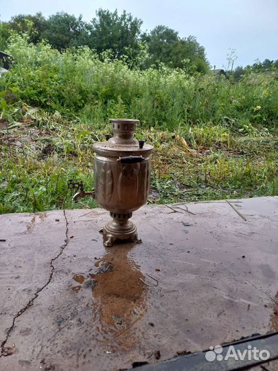 Самовар угольный старинный