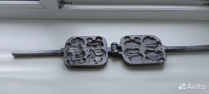 Форма для выпечки печенья СССР мишки
