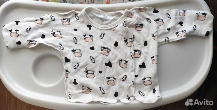 Комплект для новорожденного 2шт 56р (0-3 месяцев)