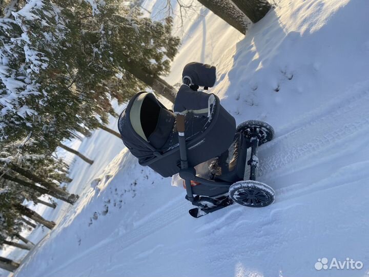 Коляска happy baby mommer pro dark grey 2 в 1