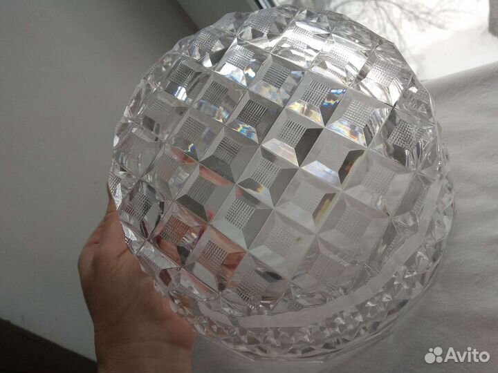 Ваза хрустальная большая