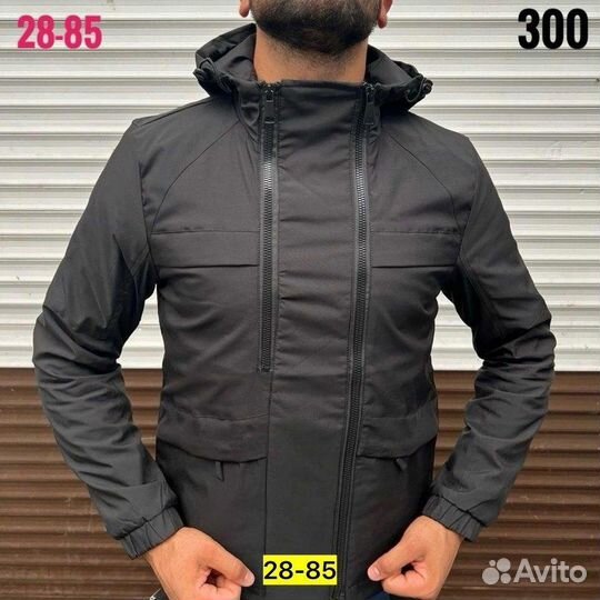 Куртка демисезонная мужская холлофайр