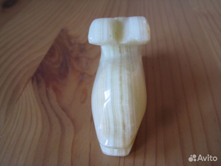 Фигурка Заяц природный камень 50гр, 55мм