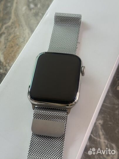 Apple watch 6 stainless steel 45мм