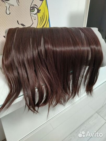 Волосы на заколках