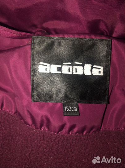 Пуховик детский «Acoola, размер 152-76-63