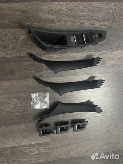 Накладки на ручки черные бмв F10 F18