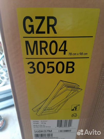 Мансардное окно velux