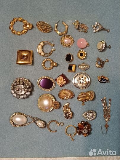 Потеряшки одиночные клипсы и серьги