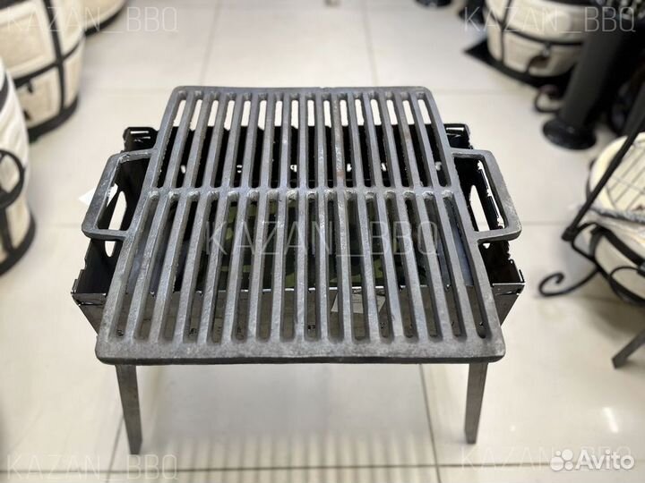 Чугунная решетка для гриля, большая