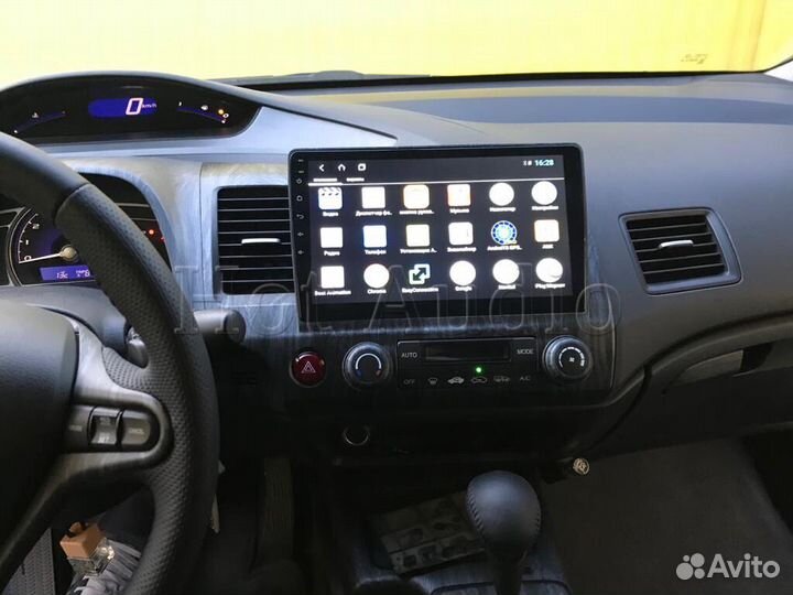 Магнитола на Honda Civic с установкой