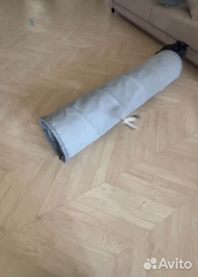 Игрушка для кошек тоннель складной 130 на 30 см
