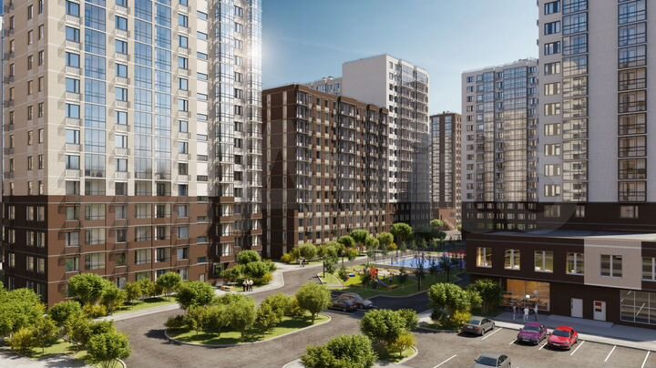 3-к. квартира, 65,4 м², 11/17 эт.