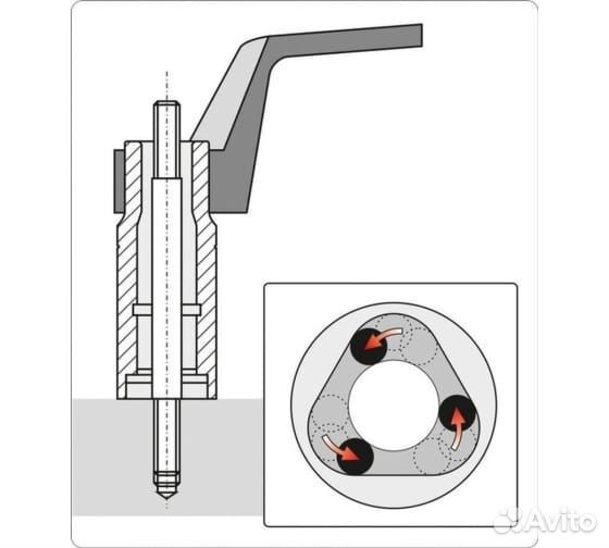Набор головок для поврежденных болтов и гаек
