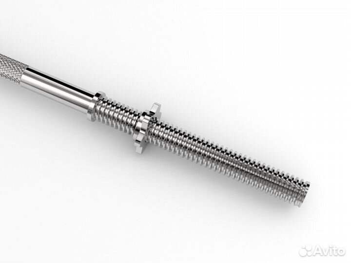 Гриф прямой хромированный Unixfit 1,8 м / 25 мм