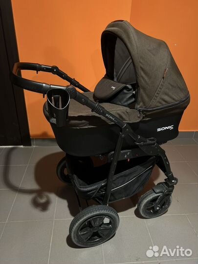 Коляска verdi sonic plus 3 в 1 коричневая