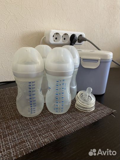 Бутылочки avent от 3 месяцев
